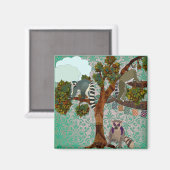 Koningen van Bohemian Forest Magnet (Voorkant / Achterkant)