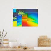 Koningen van een binnengevallen ruimte poster (Keuken)