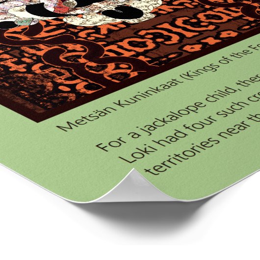 Koningen van het bos (Metsän Kuninkaat) Poster (Hoek)