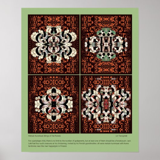 Koningen van het bos (Metsän Kuninkaat) Poster (Voorkant)