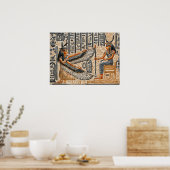 Koningen van het Oude Egypte, Hatshepsut Tempel Poster (Keuken)