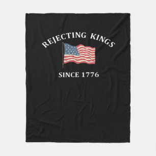 Koningen verwerpen sinds 1776 2 Klassiek Fleece Deken