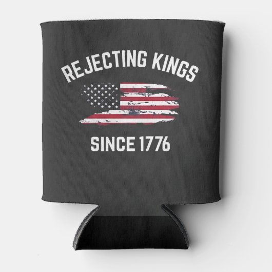 Koningen verwerpen sinds 1776 4 juli blikjeskoeler (Voorkant)