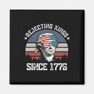Koningen verwerpen sinds 1776 George Washington 4 Magneet