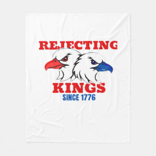 Koningen verwerpen sinds 1776 Klassiek Creatief On Fleece Deken