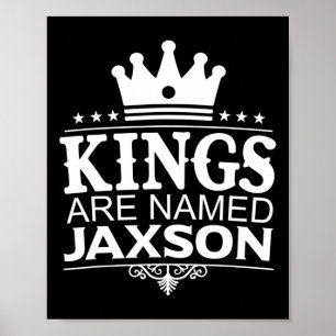 Koningen worden genoemd Jason Grappig Gepersonalis Poster
