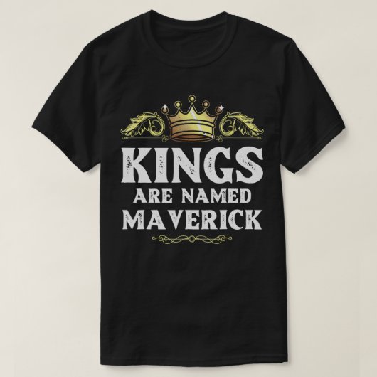 Koningen worden genoemd MAVERICK Gift Grappig gepe T-shirt (Design voorkant)