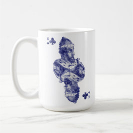 Koningen zijn een van de pakken van een kaartspel. koffiemok