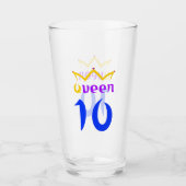 Koningin 10 glas (Voorkant)