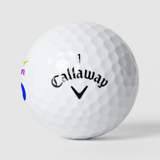 Koningin 10 golfballen (Logo)