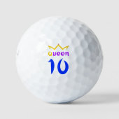 Koningin 10 golfballen (Voorkant)