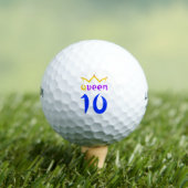 Koningin 10 golfballen (Insitu Shirt)