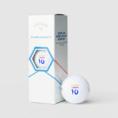 Koningin 10 golfballen (Verpakking)