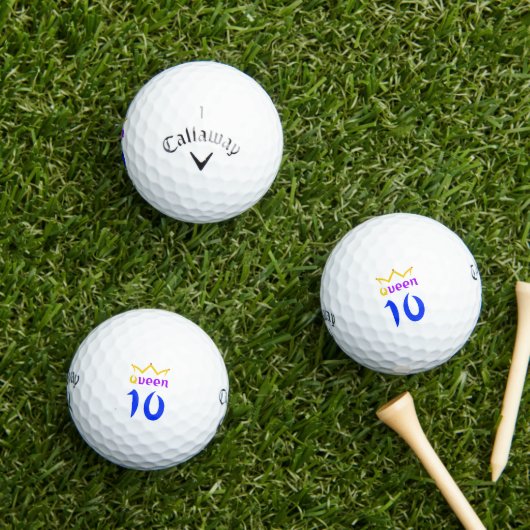 Koningin 10 golfballen (Insitu Gras)