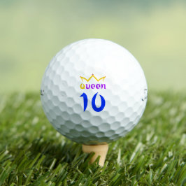 Koningin 10 golfballen