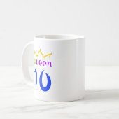 Koningin 10 koffiemok (Voorkant links)