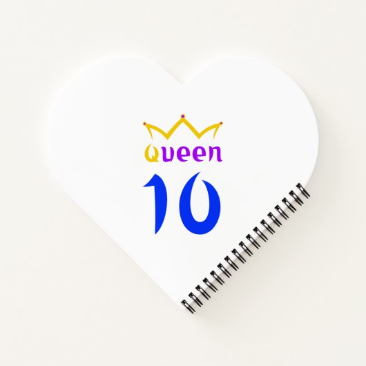 Koningin 10 notitieboek (Achterkant)