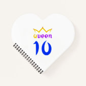 Koningin 10 notitieboek (Voorkant)