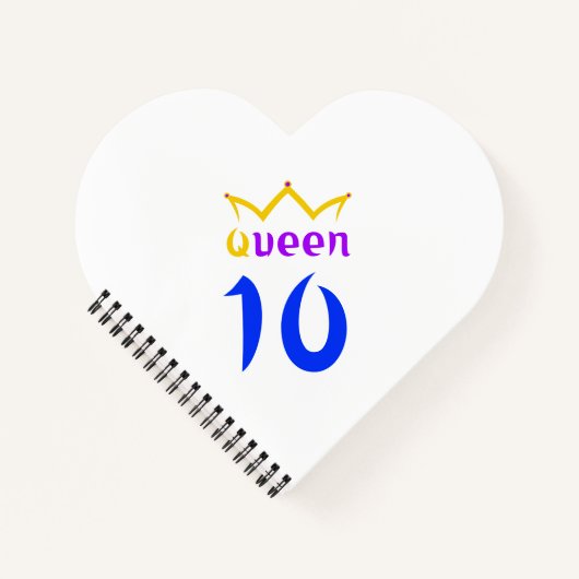 Koningin 10 notitieboek (Voorkant)