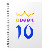 Koningin 10 notitieboek (Voorkant)