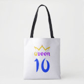 Koningin 10 tote bag (Voorkant)