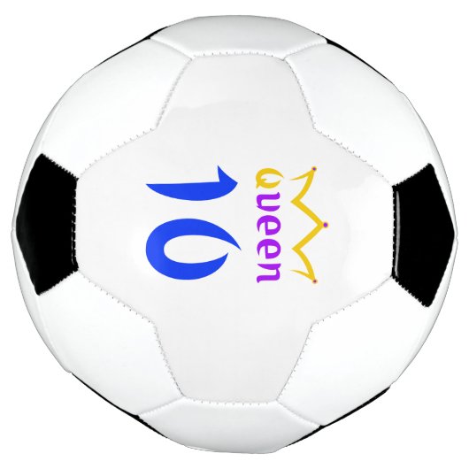 Koningin 10 voetbal (Gedraaid)