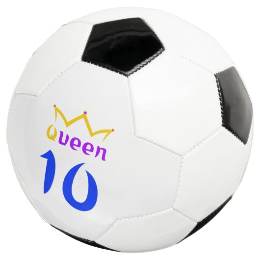 Koningin 10 voetbal (Drie kwart)