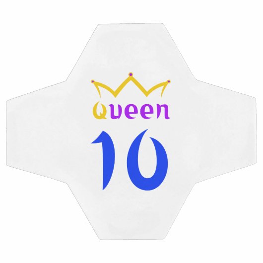 Koningin 10 voetbal (Enkel)