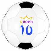 Koningin 10 voetbal (Voorkant)