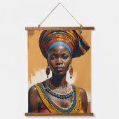 Koningin 1 hangend wandkleed (Voorkant)