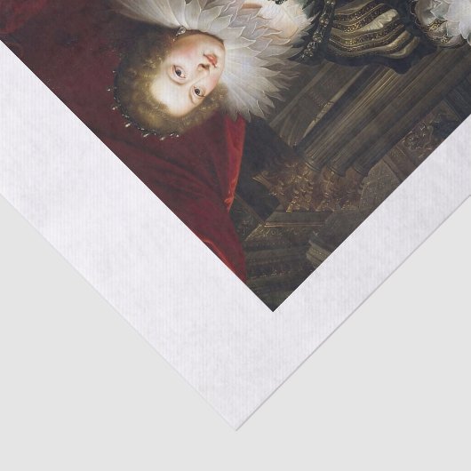 Koningin 1 tissuepapier (Detail)