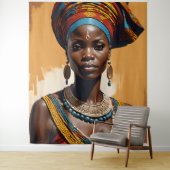 Koningin 1 wandtapijt wandkleed (In situ)