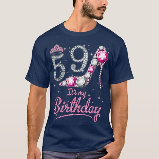 Koningin 59 jaar oud zijn mijn  terugtocht van de  t-shirt (Voorkant)