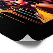 Koningin Afro Melanine Dripping Juneteenth African Poster (Hoek)