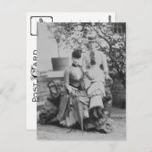 Koningin Alexandra van Engeland en zuster keizerin Briefkaart (Voorkant / Achterkant)