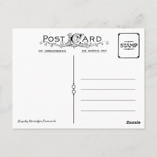 Koningin Alexandra van Engeland en zuster keizerin Briefkaart (Achterkant)