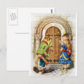 Koningin Alice en de kikker in Wonderland Briefkaart (Voorkant / Achterkant)