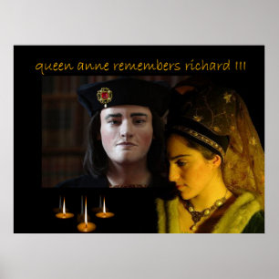Koningin Anne Neville herinnert zich Richard III Poster