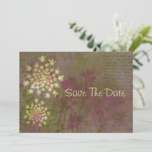 Koningin Anne redt de datum Save The Date (Staand voorkant)