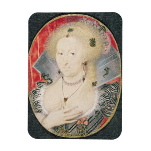 Koningin Anne van Denemarken, miniatuur Magneet