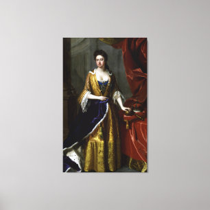 Koningin Anne van Groot-Brittannië en Ierland Canvas Afdruk
