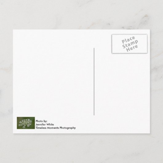 Koningin Anne's Briefkaart (Achterkant)