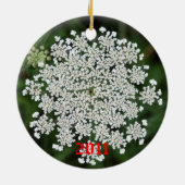 koningin anne's kant keramisch ornament (Achterkant)