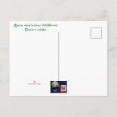 Koningin Anne's La ce Wildflower - Daucus carota Uitnodiging Briefkaart (Achterkant)