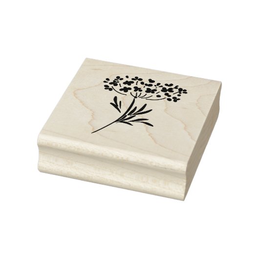 Koningin Annes Lace Flower Rubberstempel (Stempel)