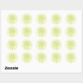Koningin Anne's Lace Gifts and Favors Ronde Sticker (Vel)