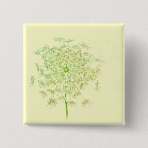 Koningin Anne's Lace Gifts and Favors Vierkante Button 5,1 Cm