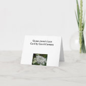 Koningin Anne's Lace Note Kaart (Achterkant)