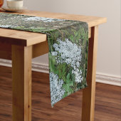 Koningin Anne's Lace White Wild Flower Lange Tafelloper (Voorbeeld)