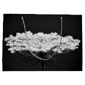 Koningin Anne's Lace Wildflower B&W Groot Cadeauzakje (Achterkant)